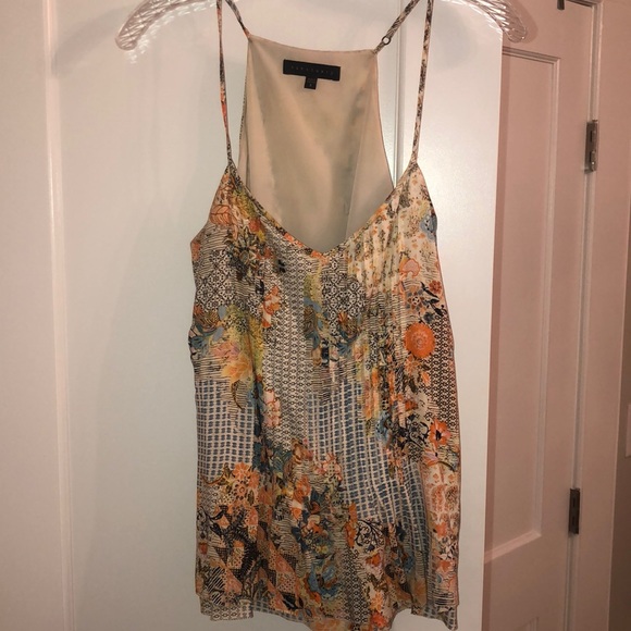 Sanctuary Tops - Small dressy patterned tank top